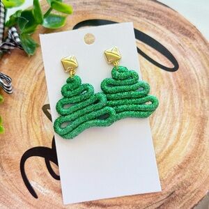 Christmas tree | polymer clay earrings